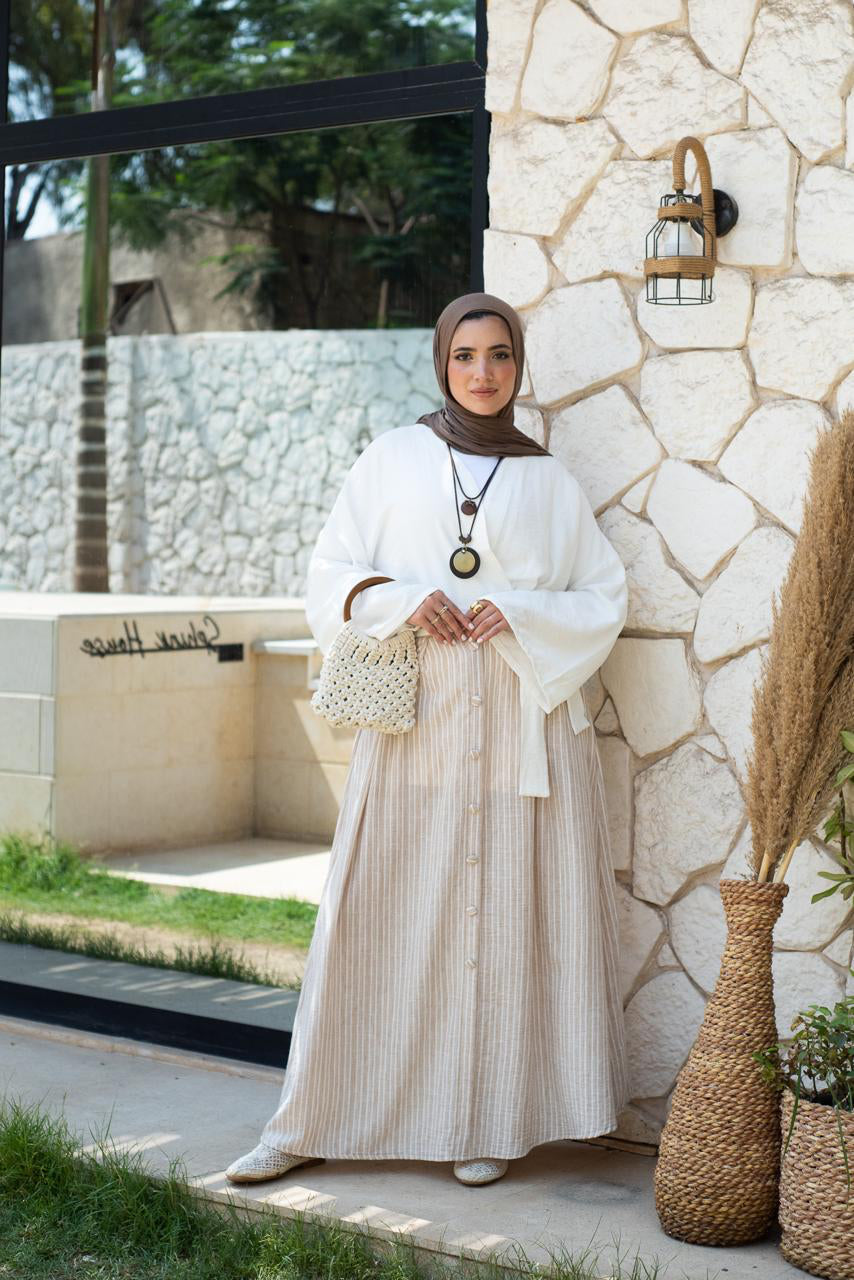 Beige Clay Skirt