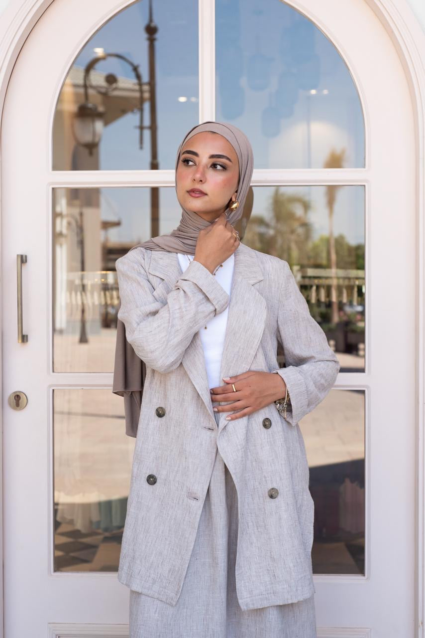 Sand Offbeat Blazer