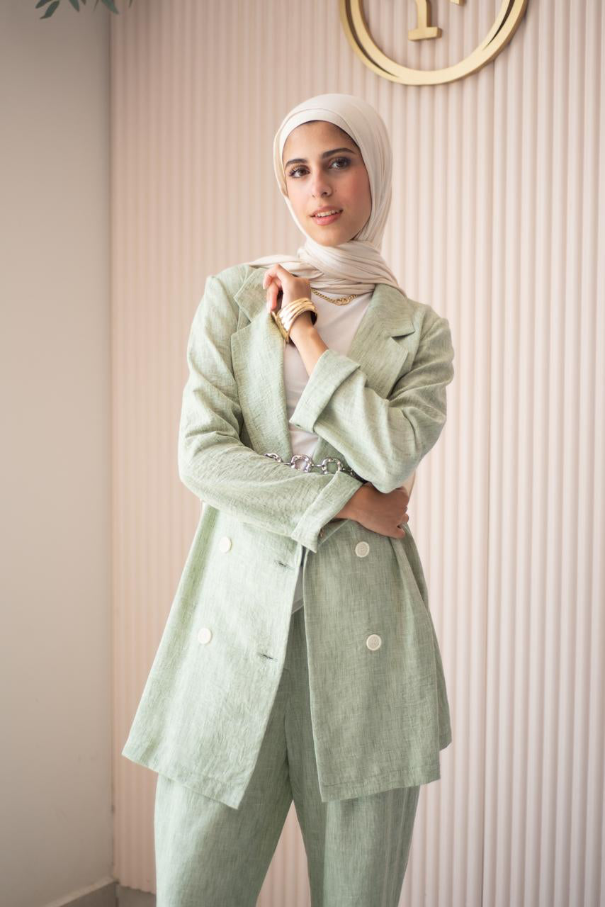 Sage Offbeat Blazer