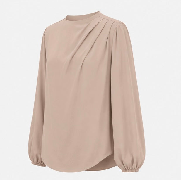 Mocha Solana Blouse