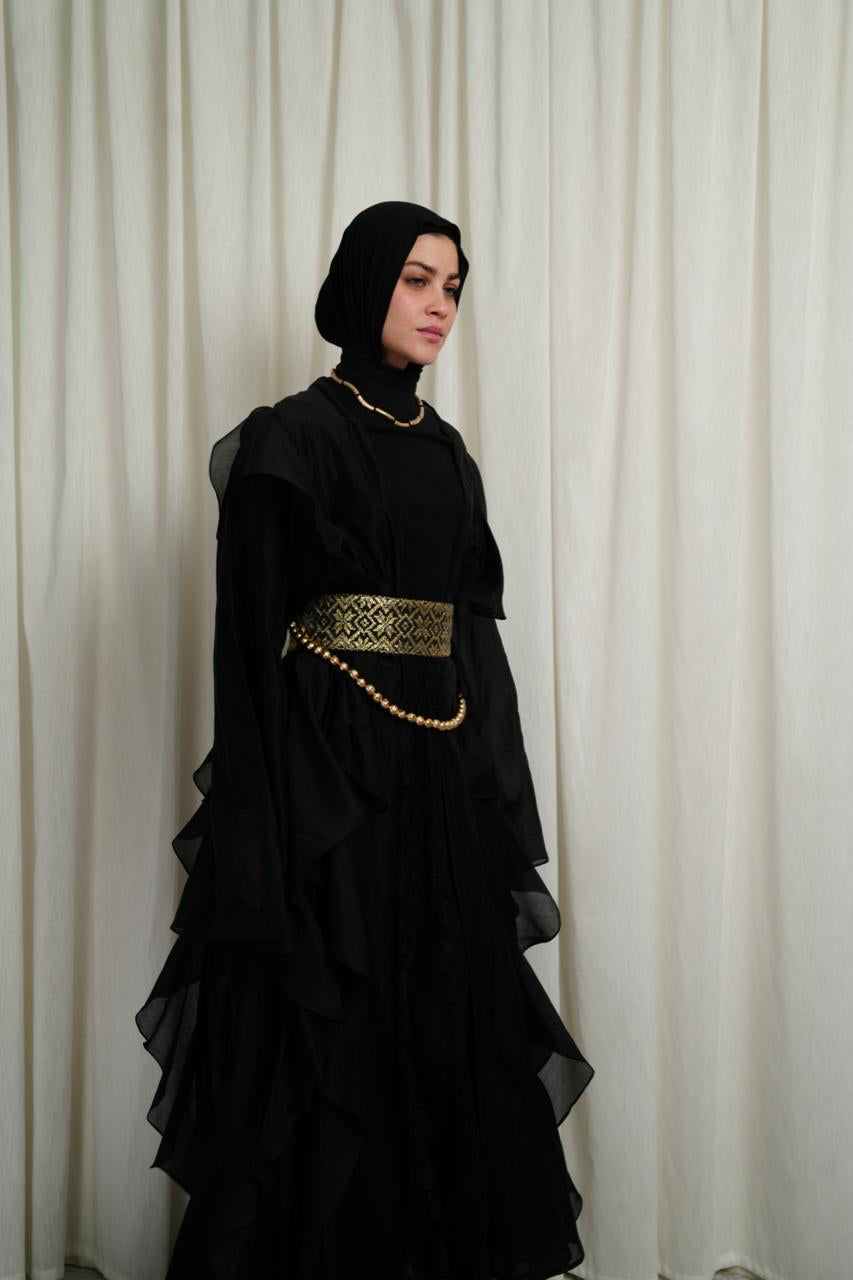 Black Aleppo Kaftan