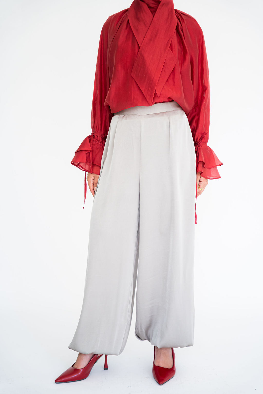 Silver Tiran Pants