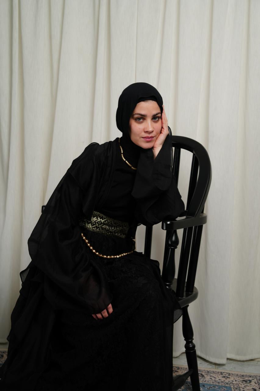 Black Aleppo Kaftan