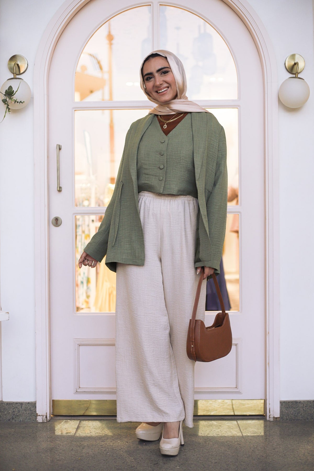 Beige Lina Pants