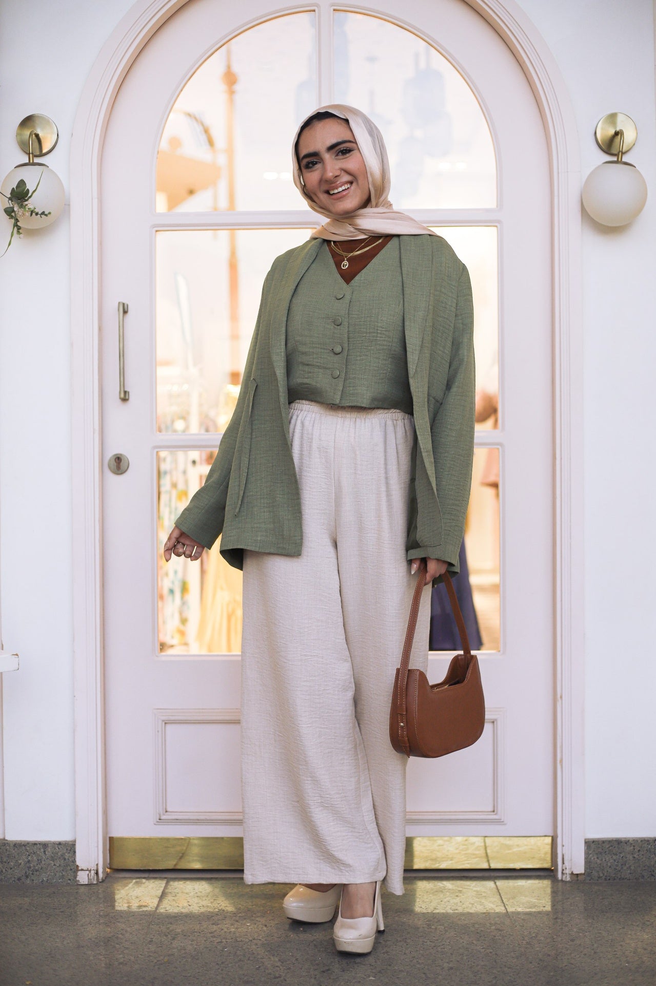 Olive Banker Vest