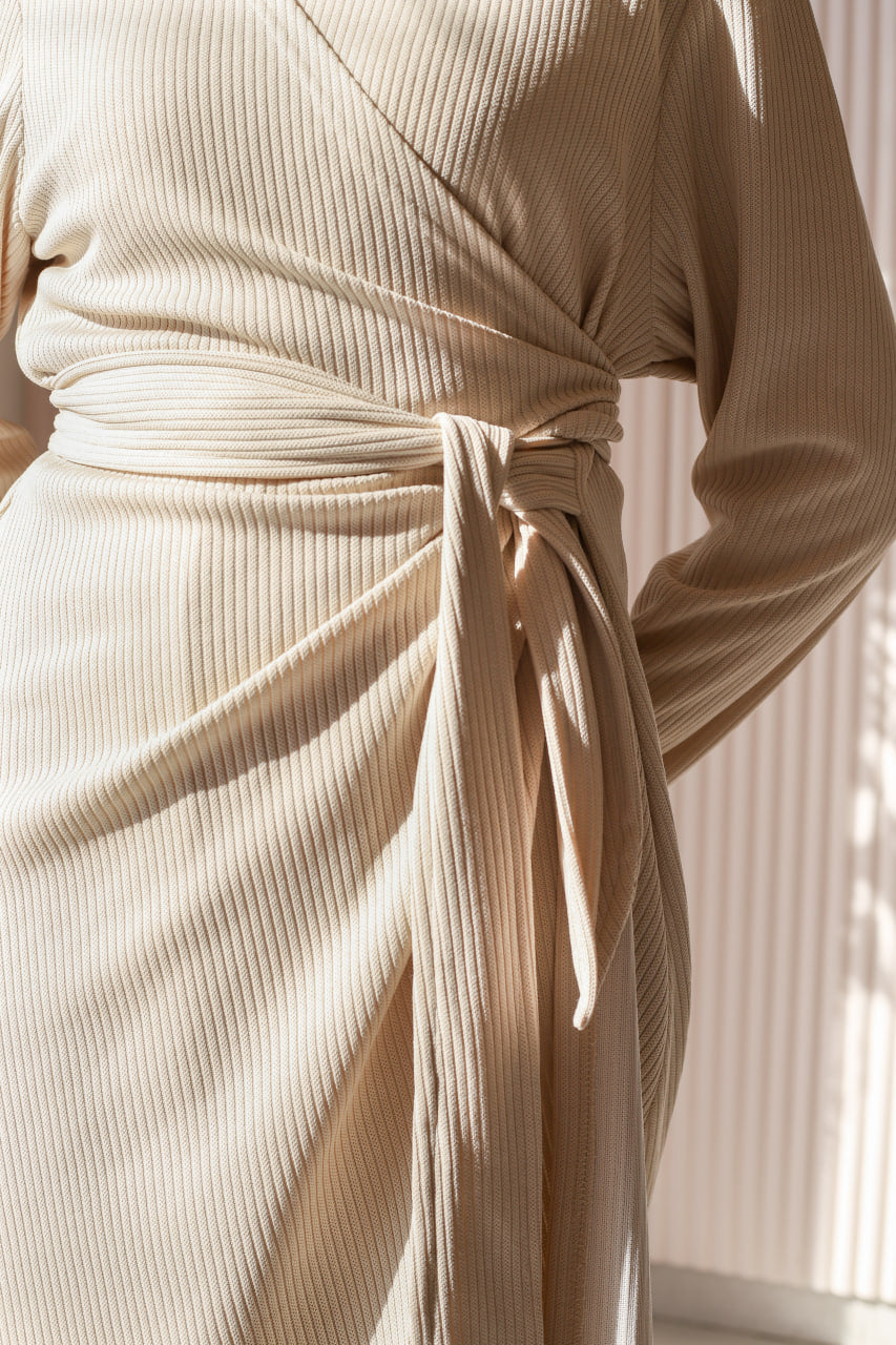 Beige Sadeel Dress