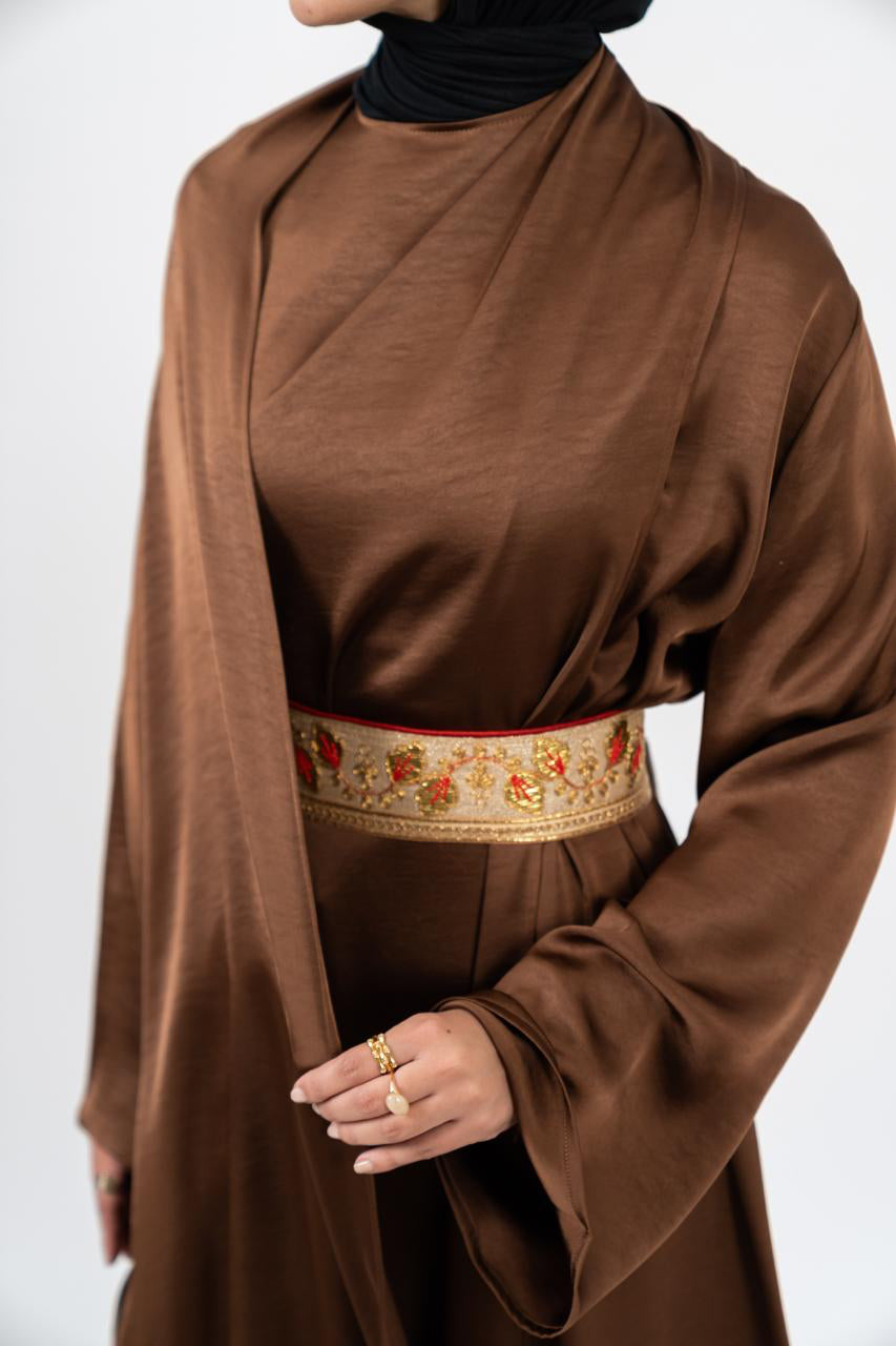 Chocolate Beisan Kimono