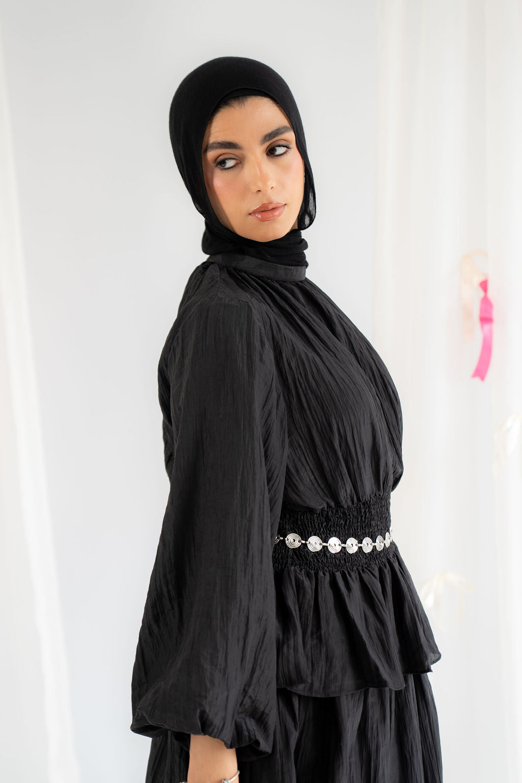 Black Candlelight Blouse