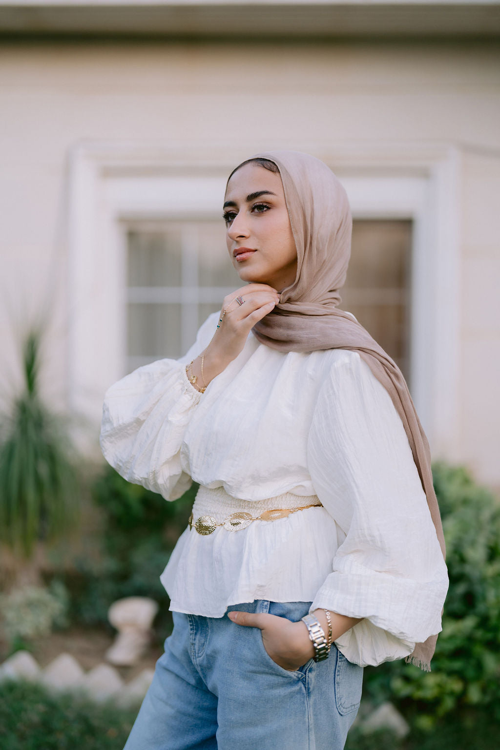 Crème Candlelight Blouse