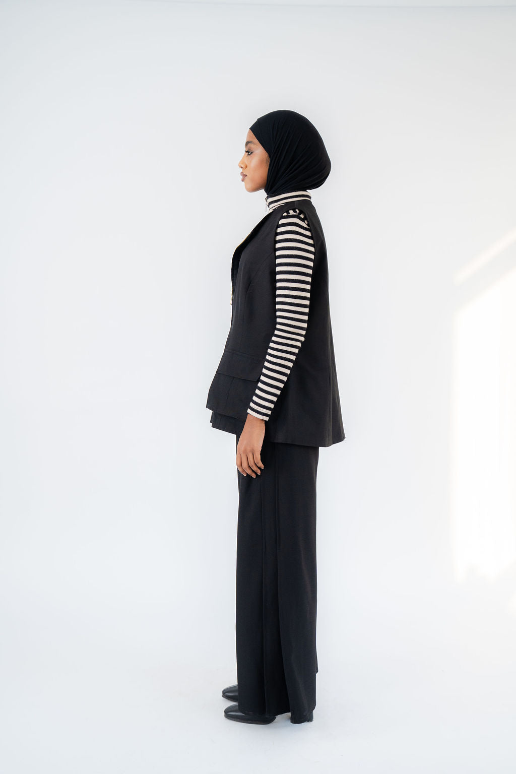 Black Valencia Pants