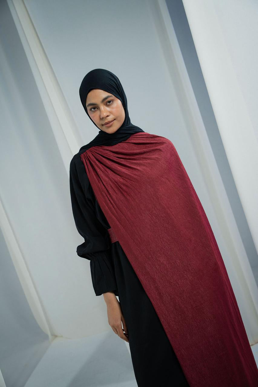 Black Sham Abaya