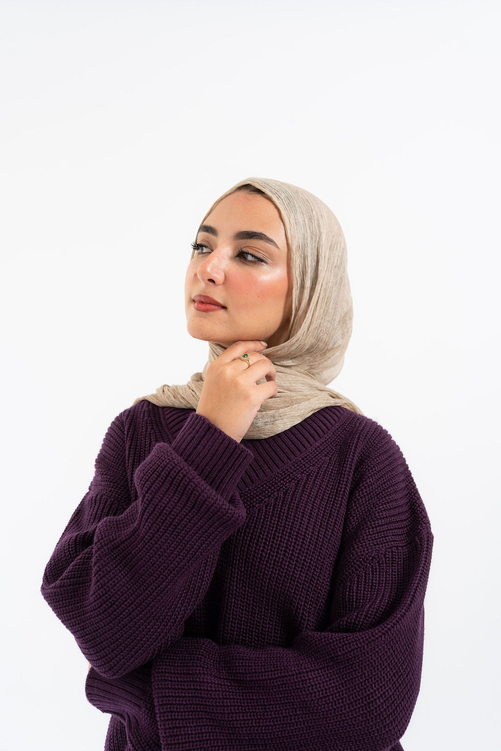 Aubergine Malibu Pullover