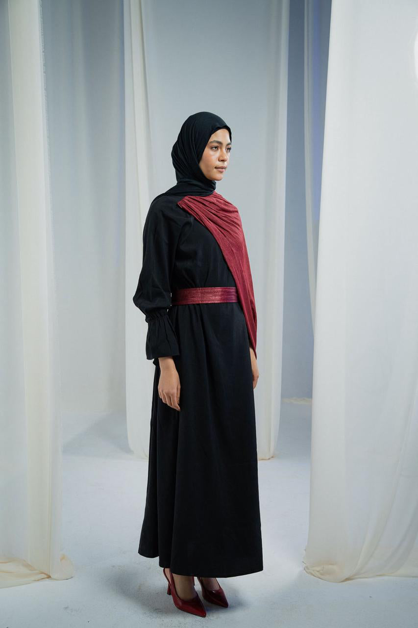 Black Sham Abaya