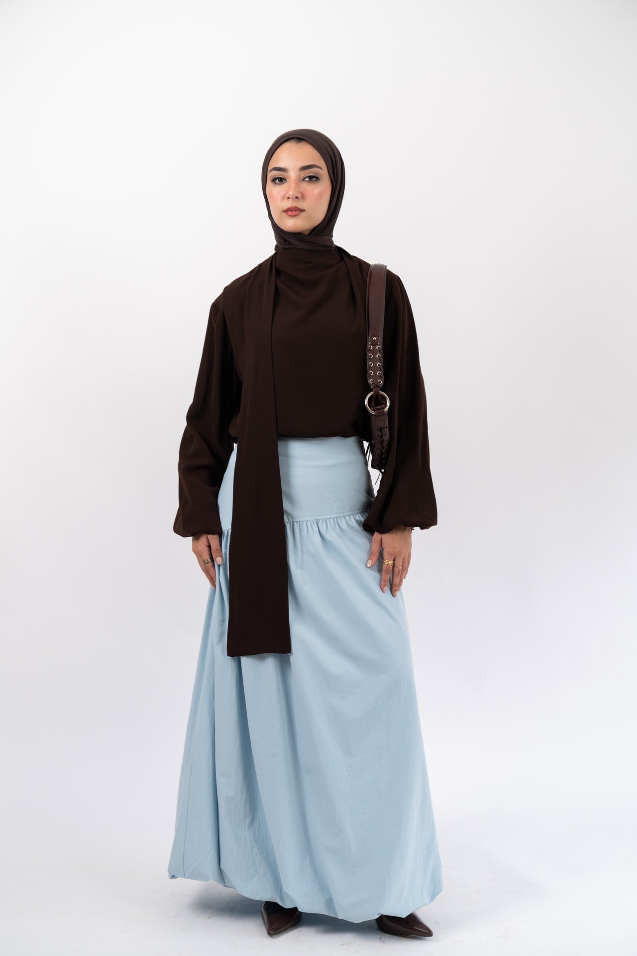 Black Louvre Blouse