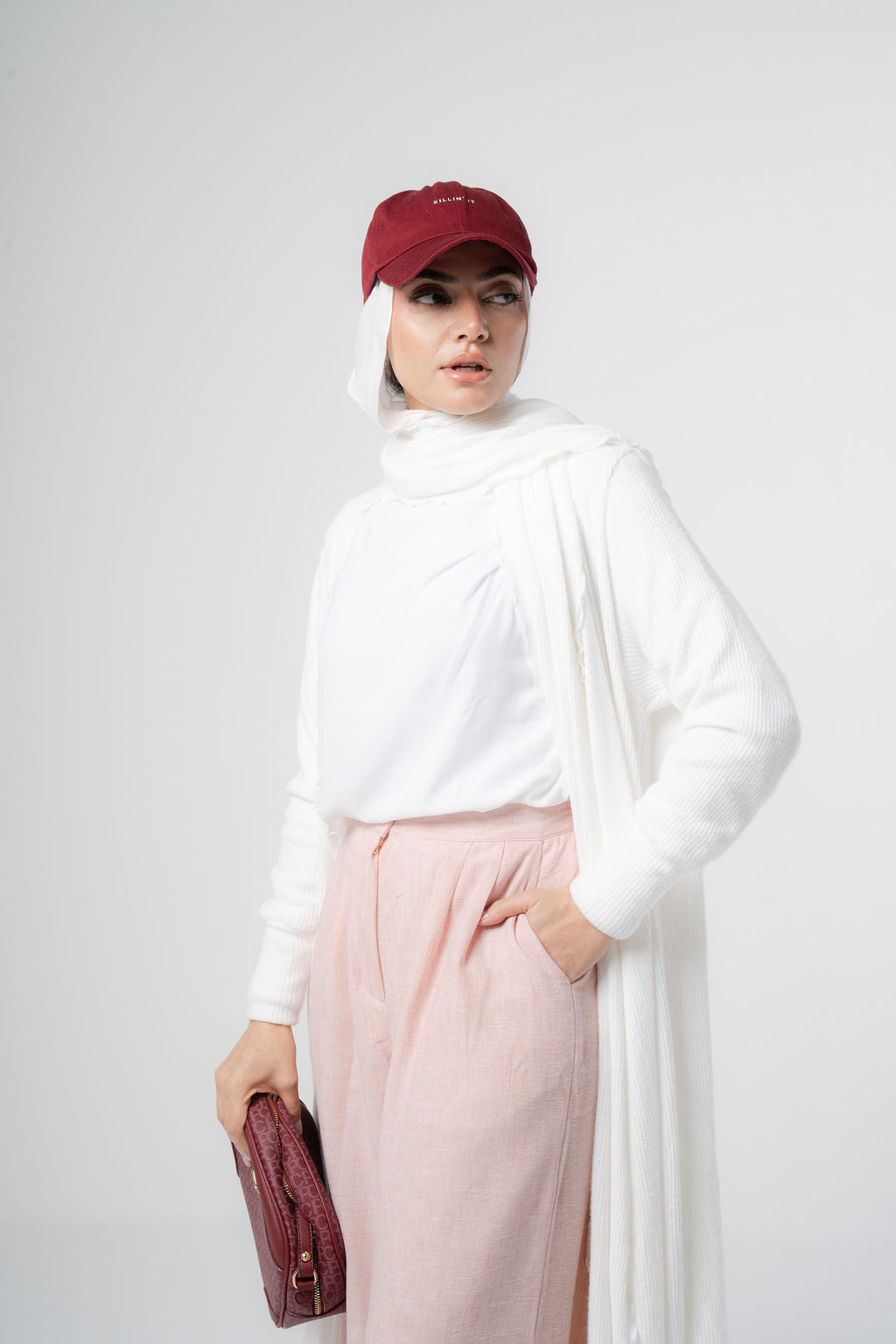 Peach Office Pants