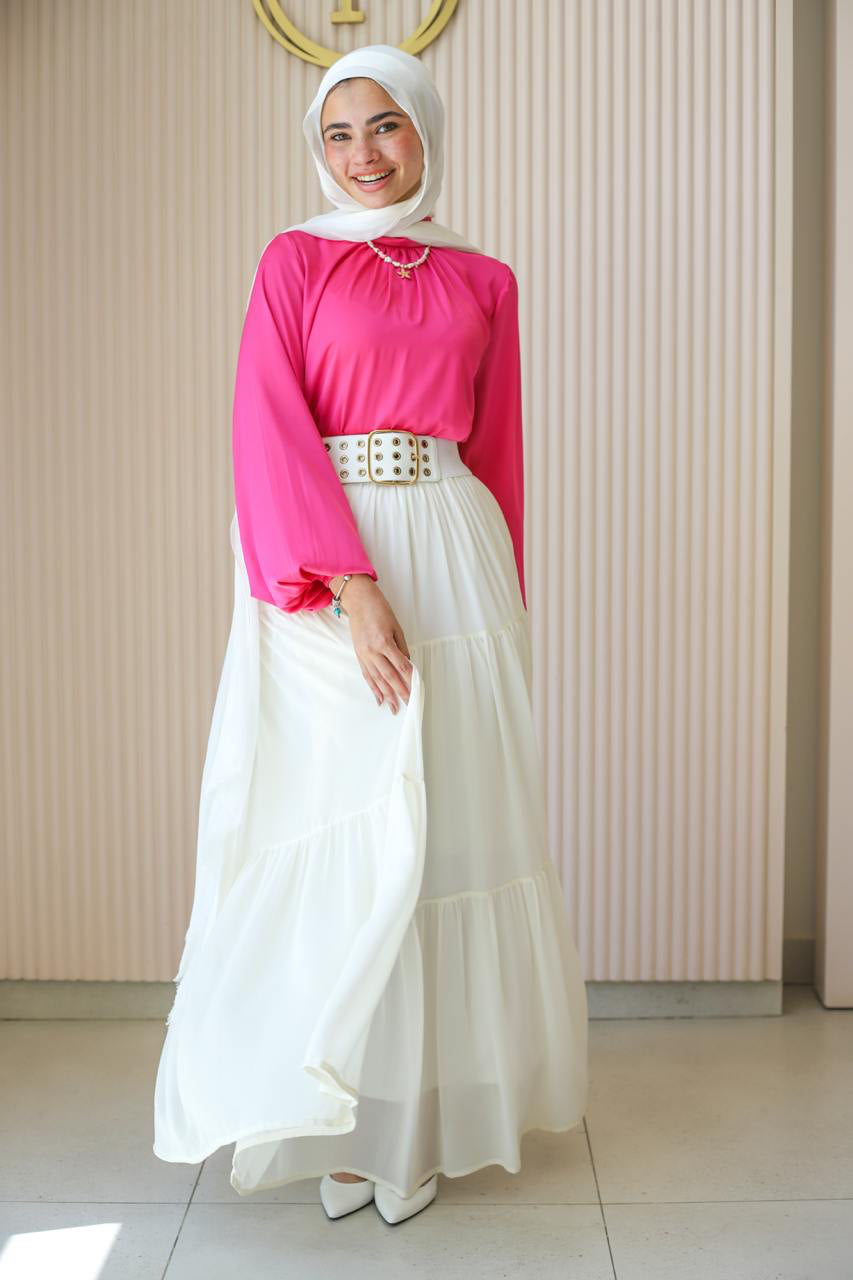 Fuchsia Rama Blouse
