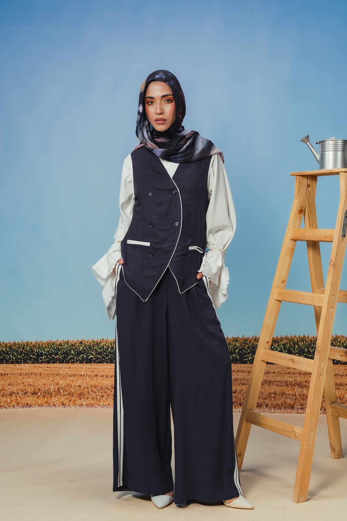 Navy Gia Pants