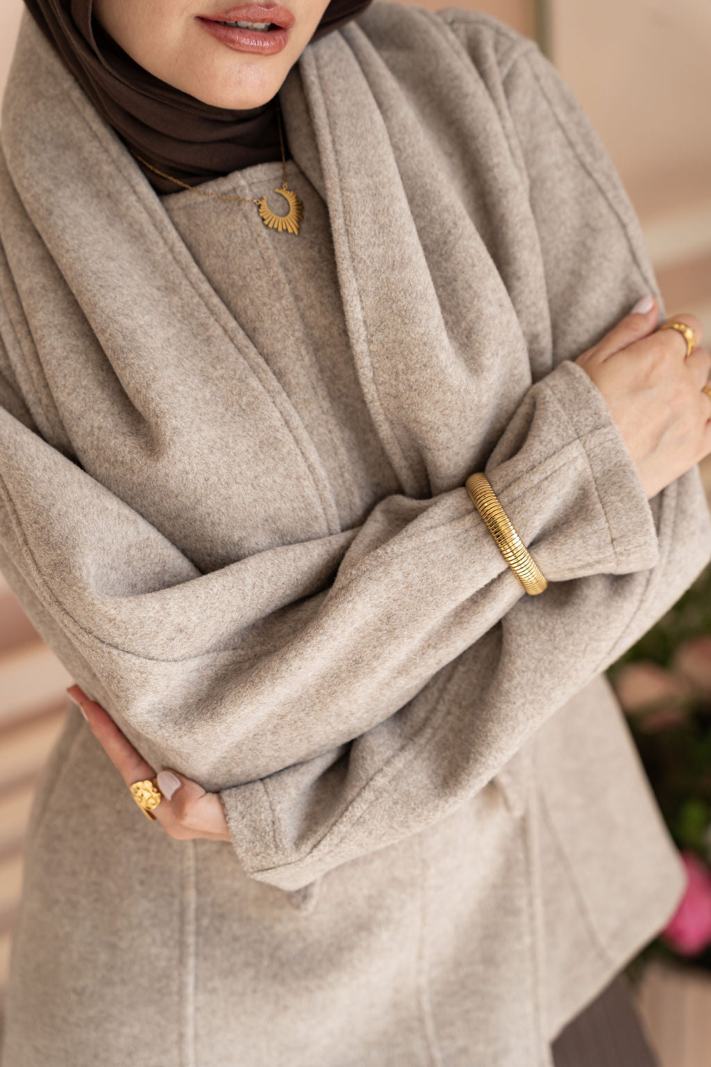 Beige Kindah Jacket
