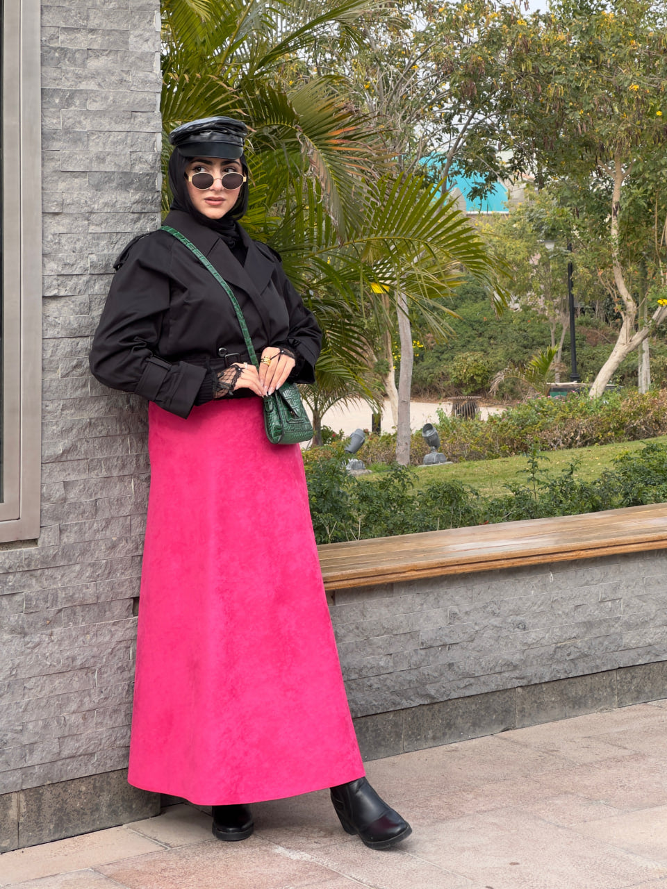 Kari Fuchsia Skirt