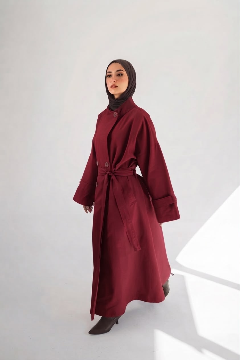 Rouge Crete Coat