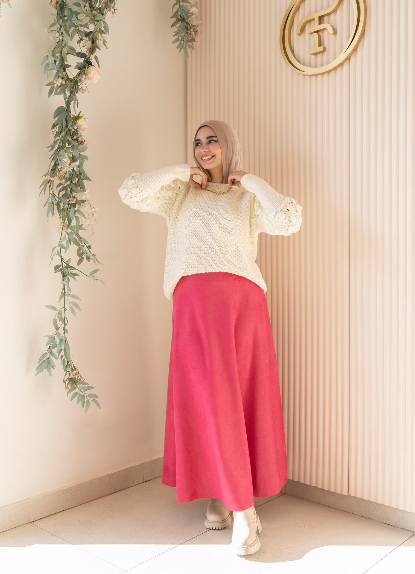Kari Fuchsia Skirt