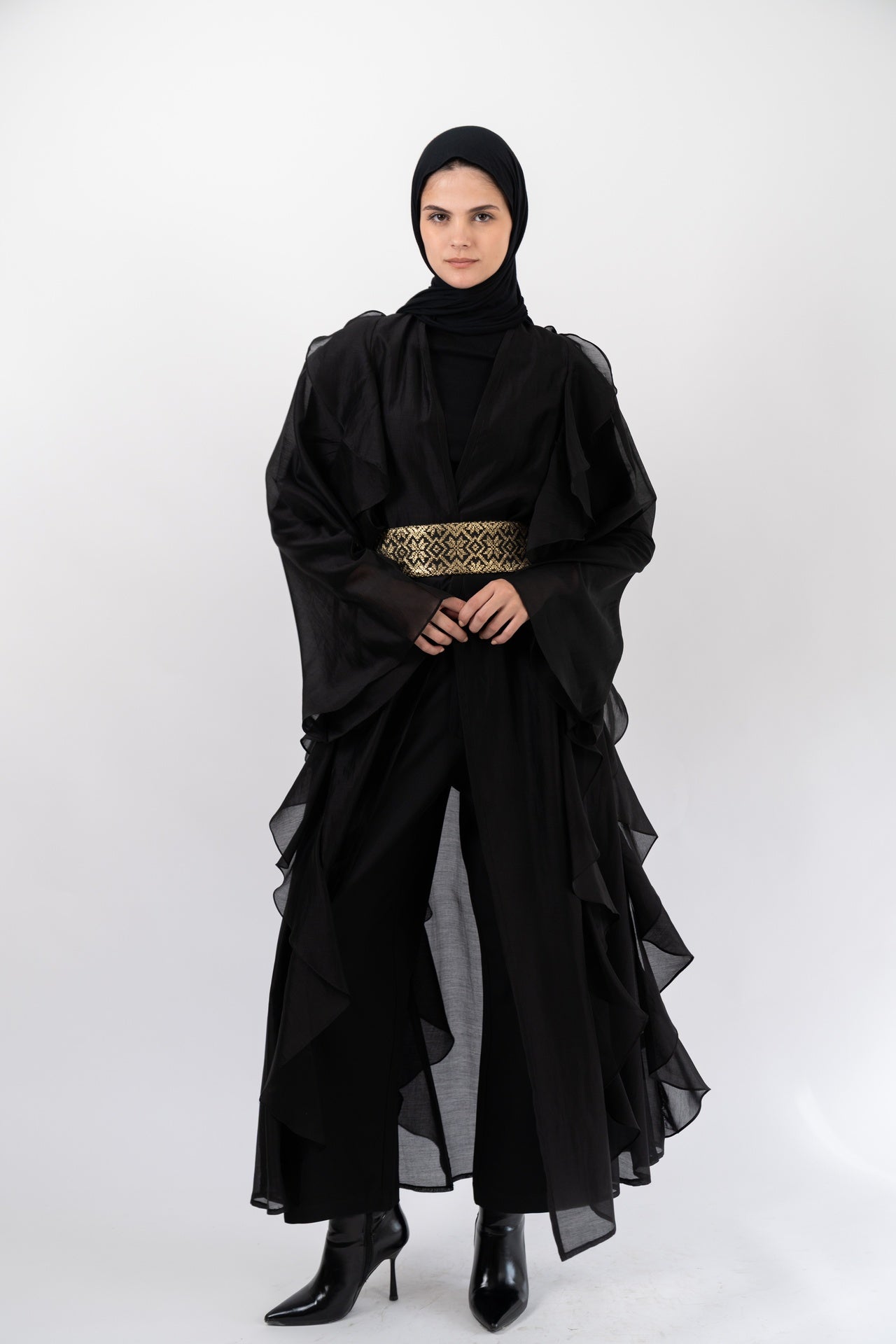 Black Aleppo Kaftan