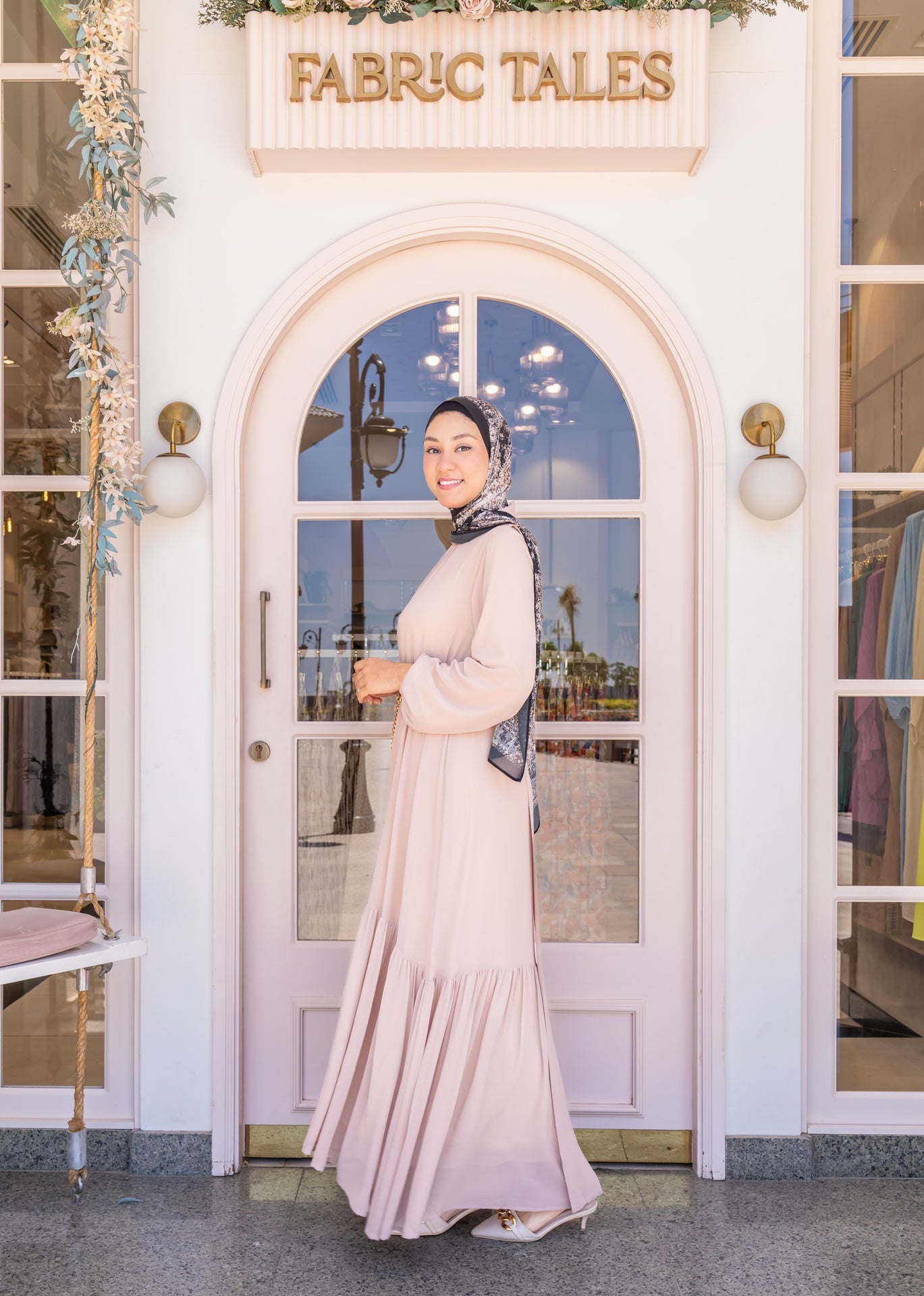 Beige Diana Dress
