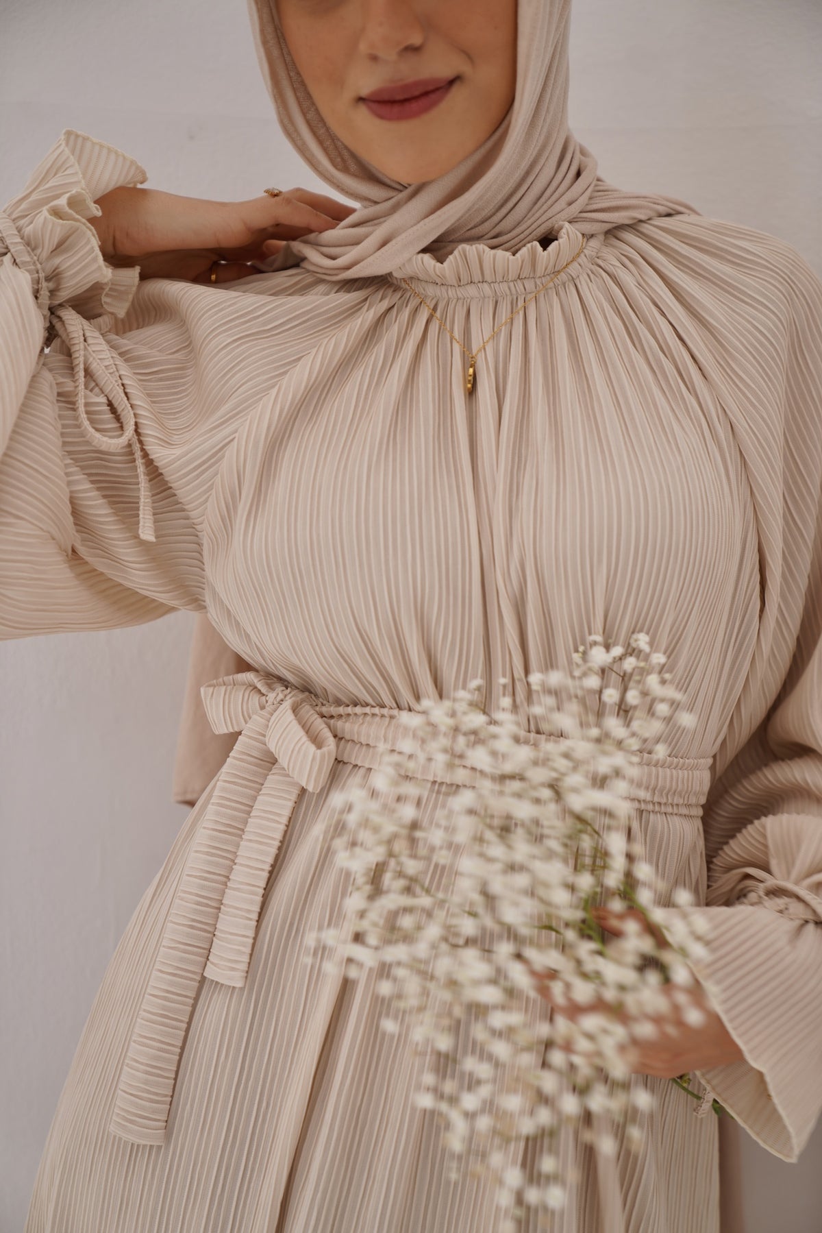 Beige Lana Dress