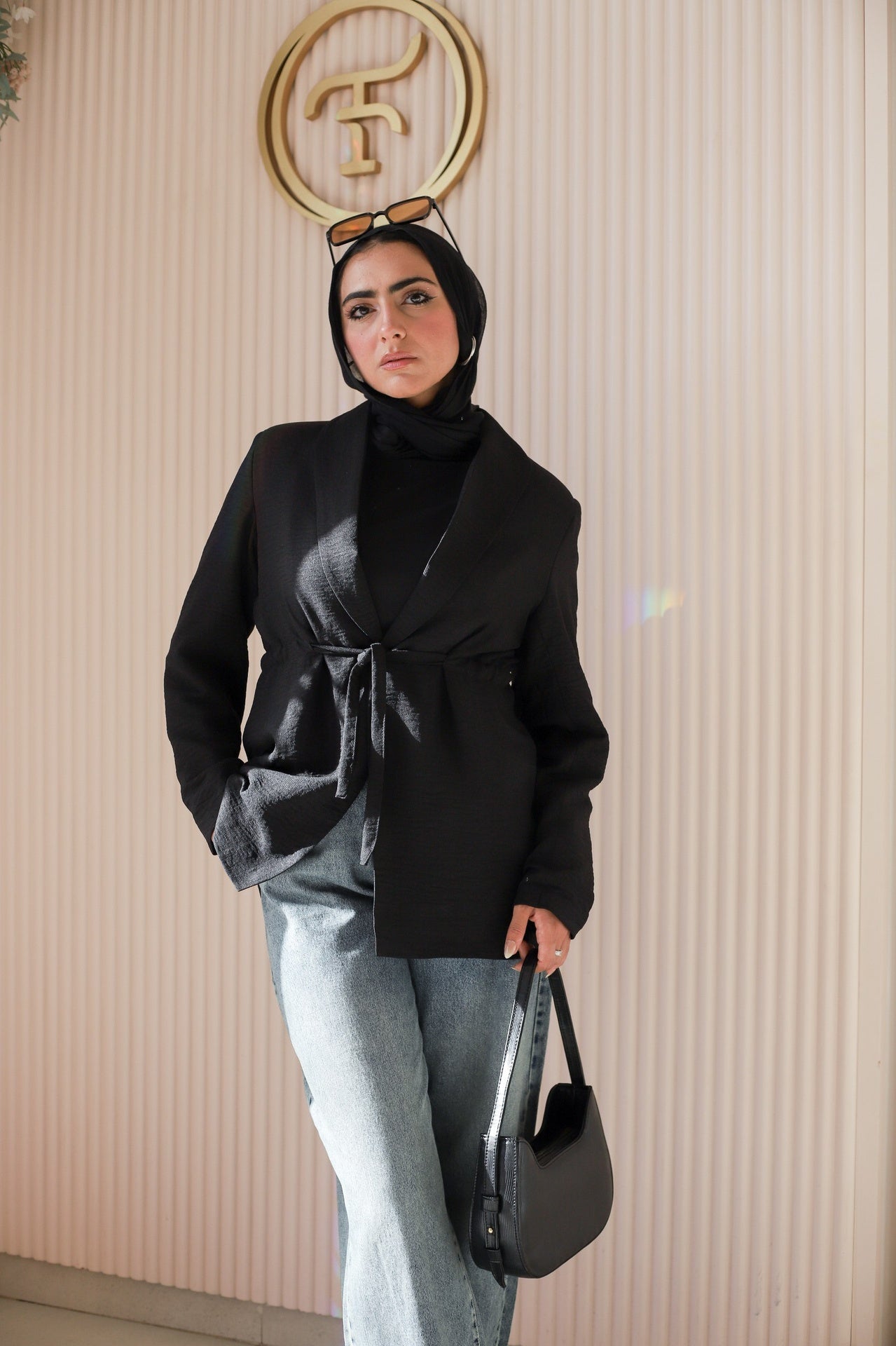 Black Mingle Blazer