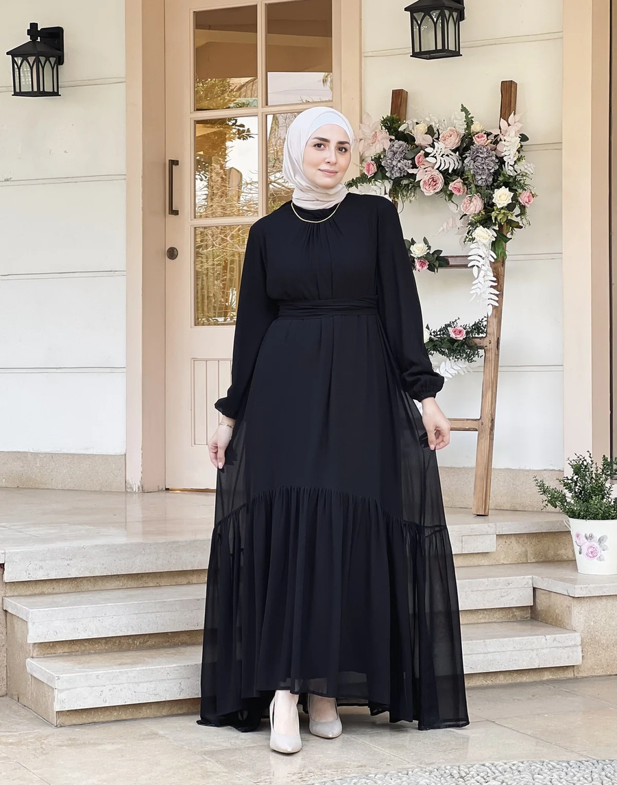 Black Diana Dress