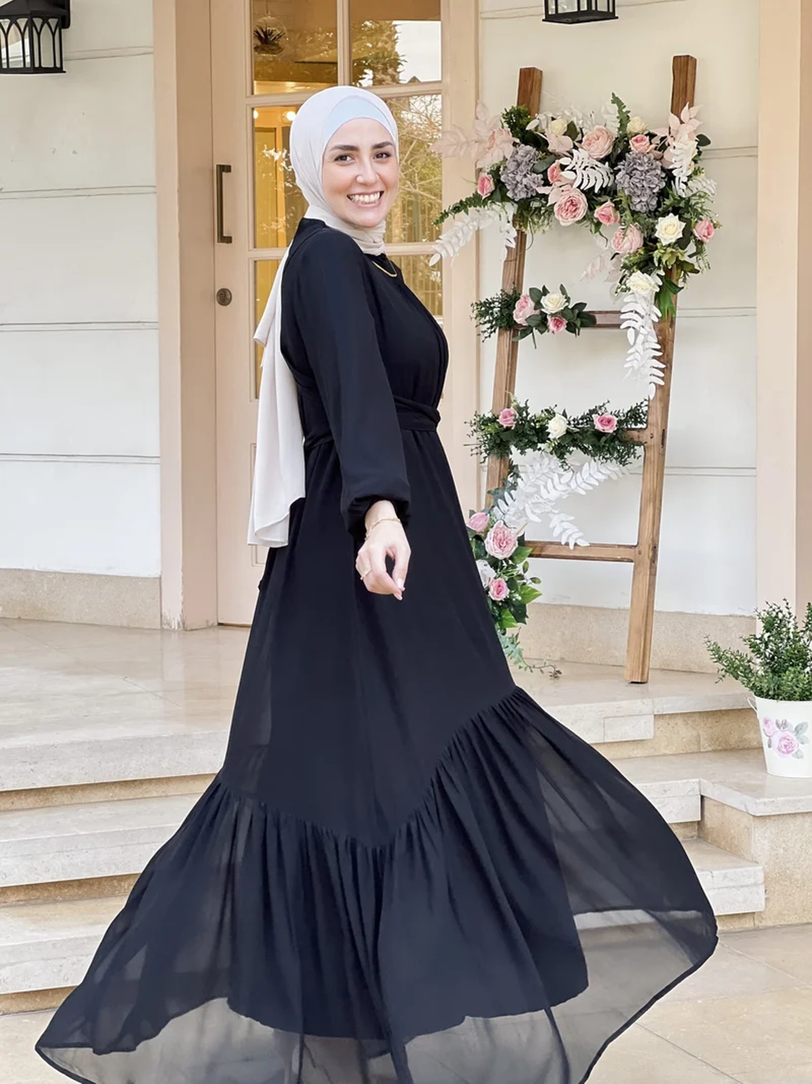 Black Diana Dress