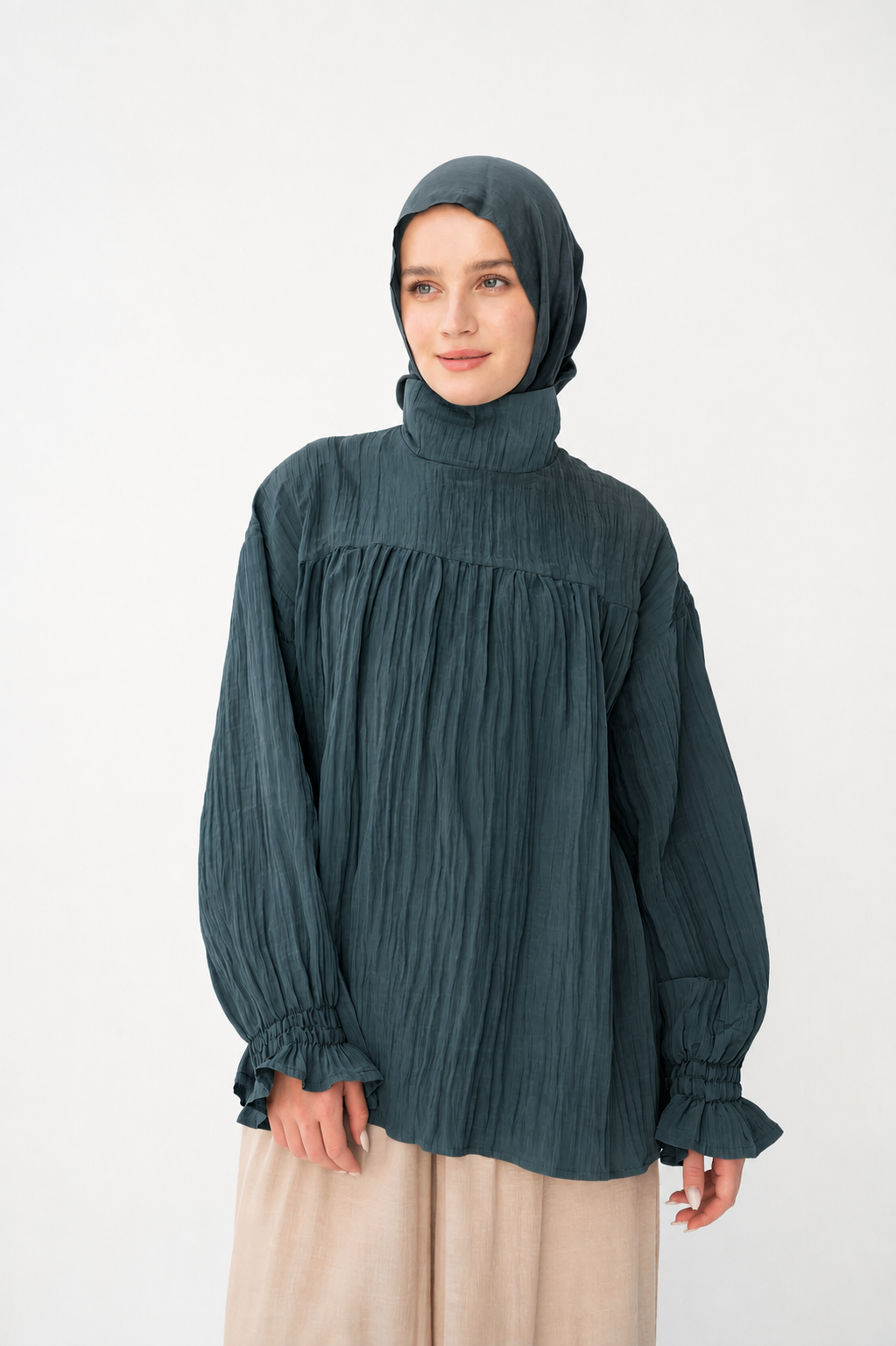 Teal Ibiza Blouse