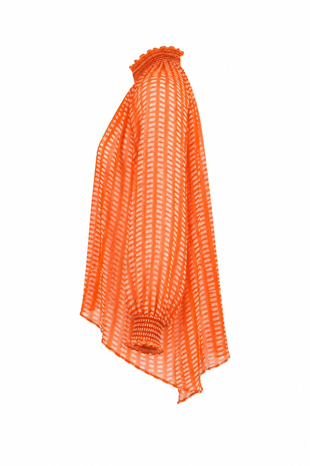 Scale Turtlneck Blouse