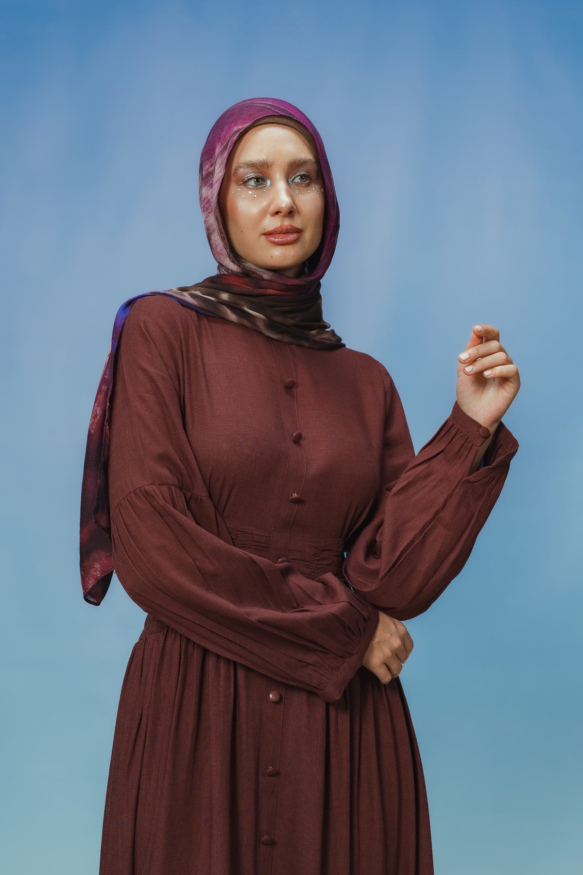 Berry Pilar Dress