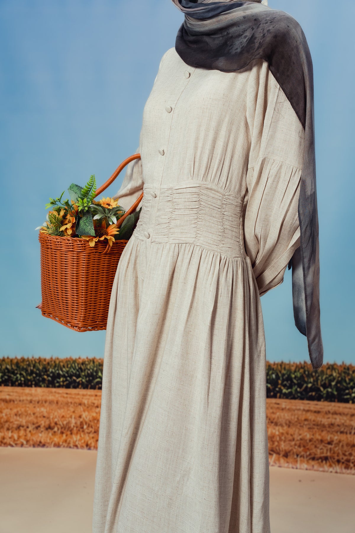 Almond Pilar Dress