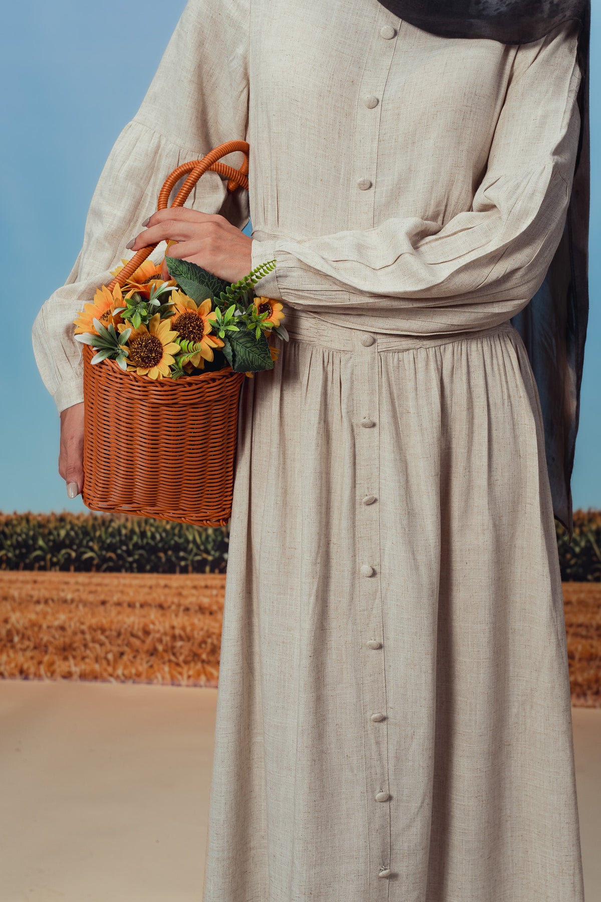 Almond Pilar Dress