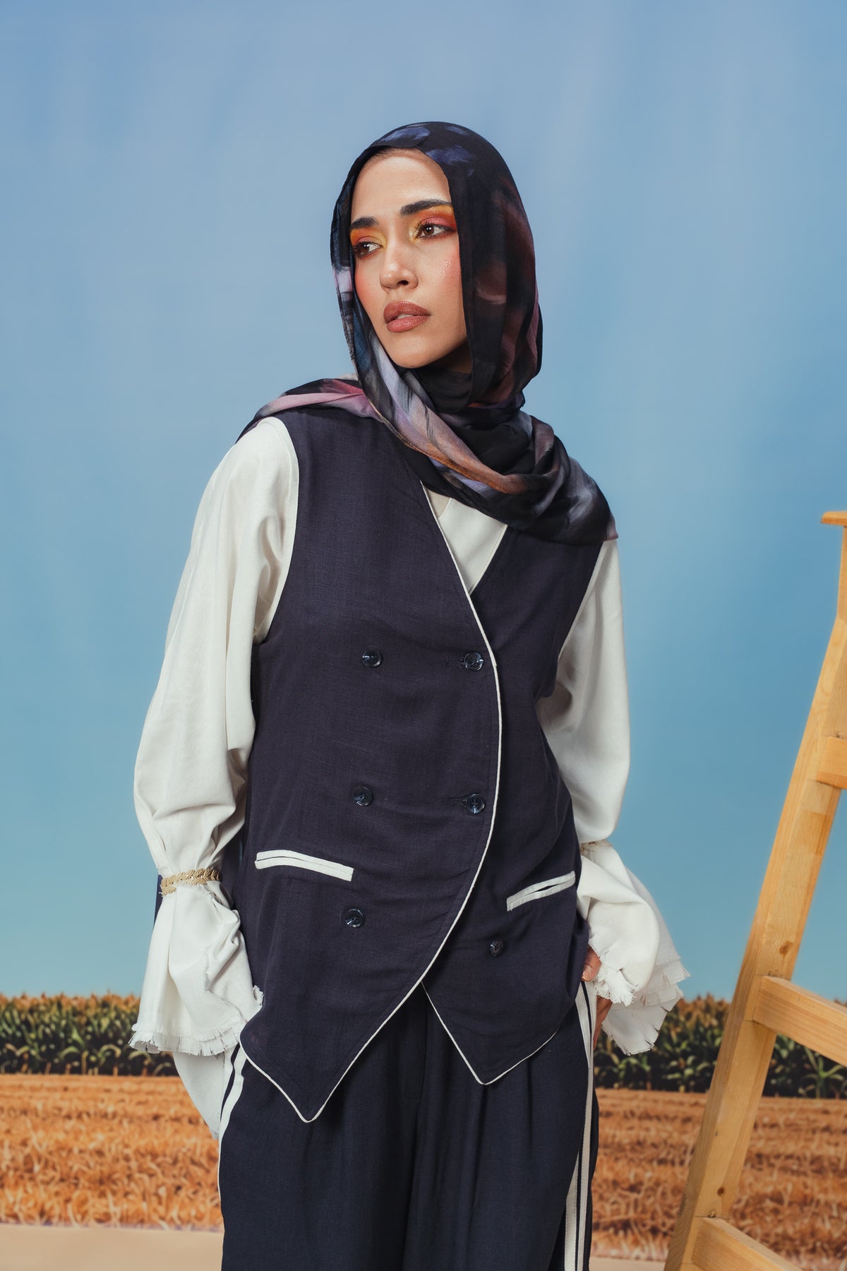 Navy Livia Vest