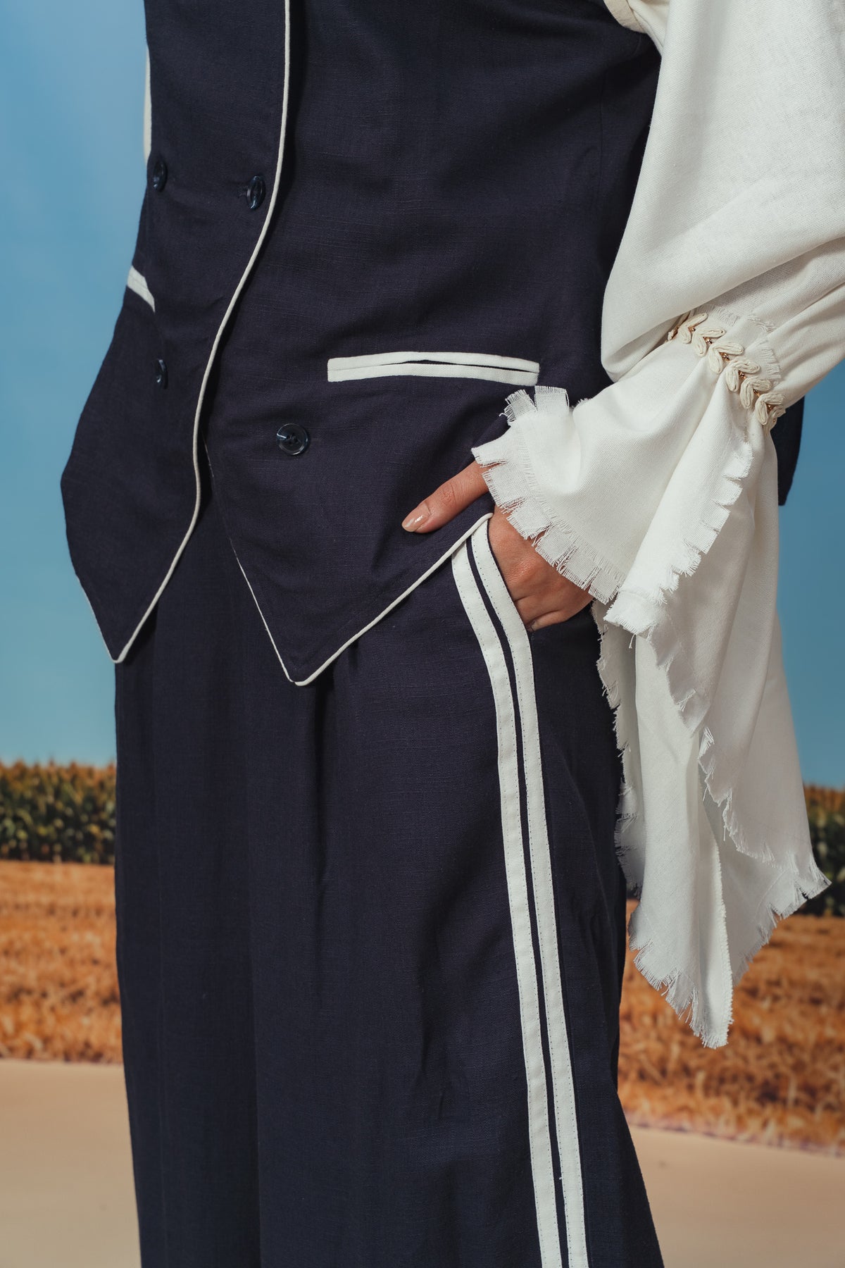 Navy Livia Vest