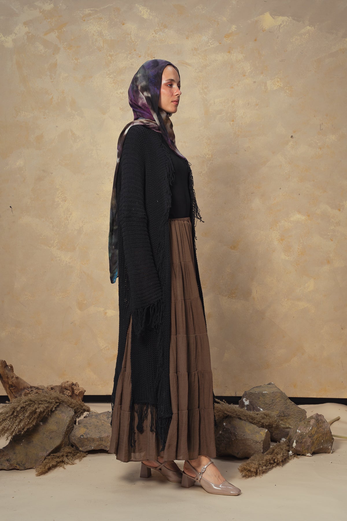 Black Rhea Cardigan