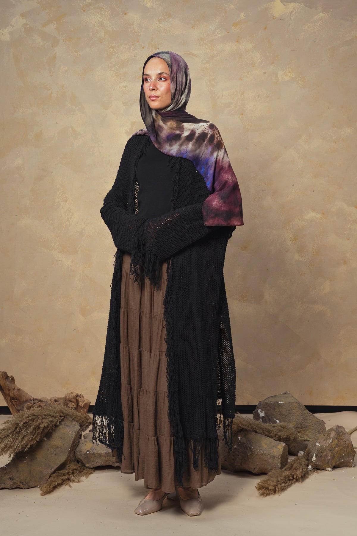 Black Rhea Cardigan
