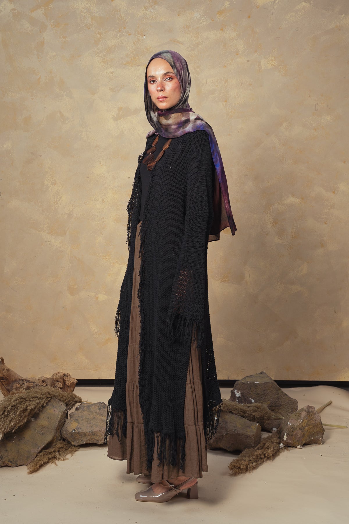 Black Rhea Cardigan