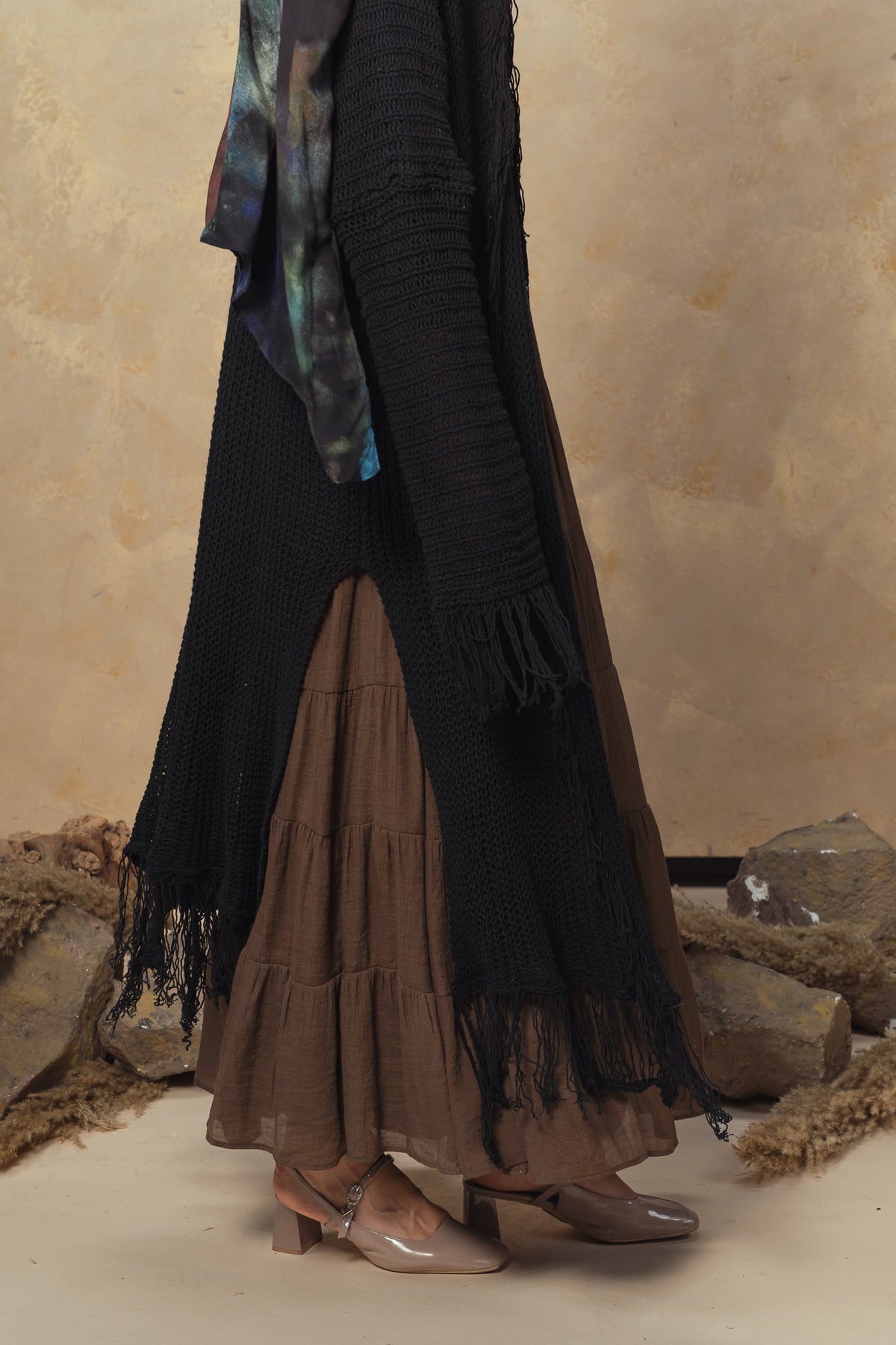 Black Rhea Cardigan