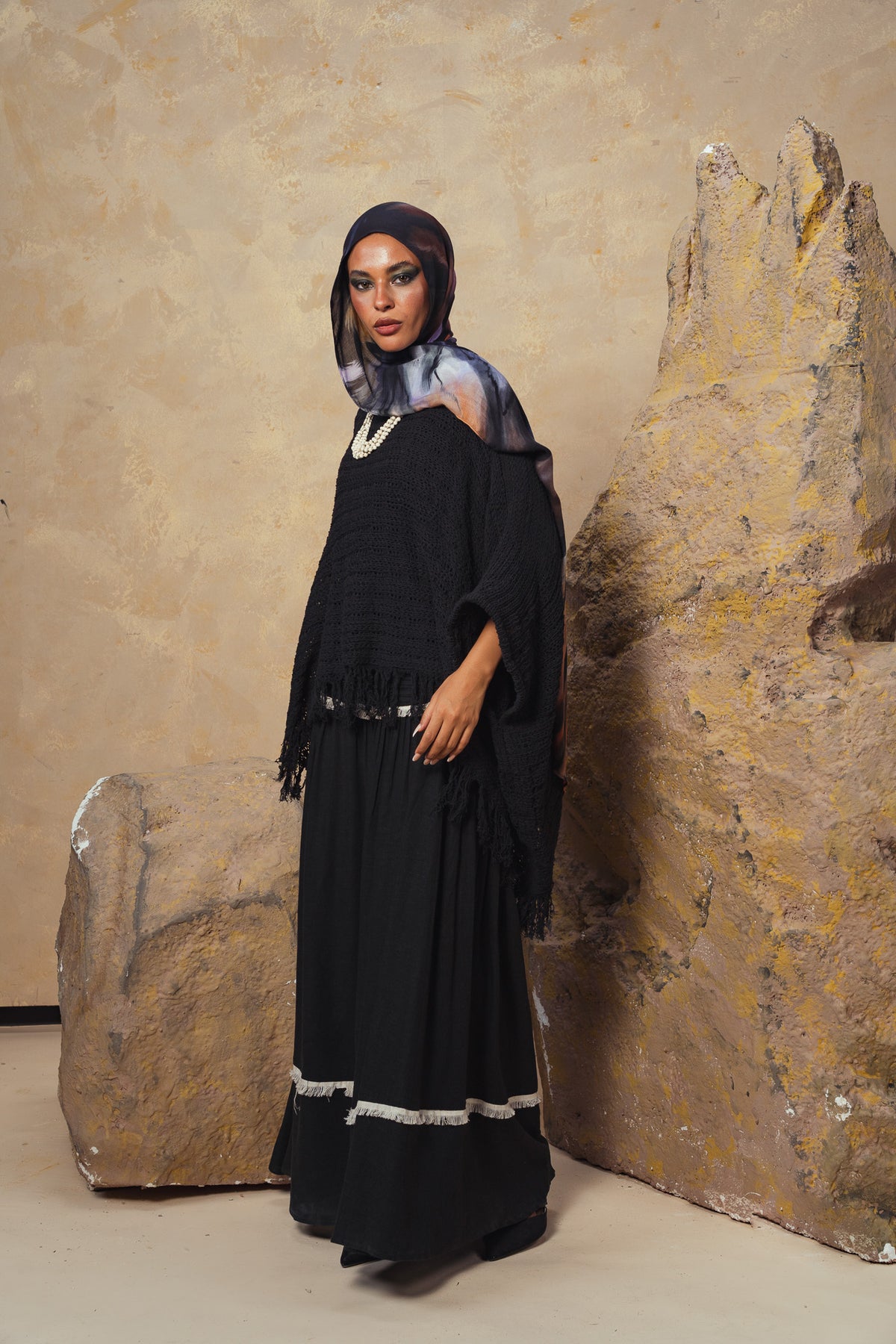 Black Verso Cape