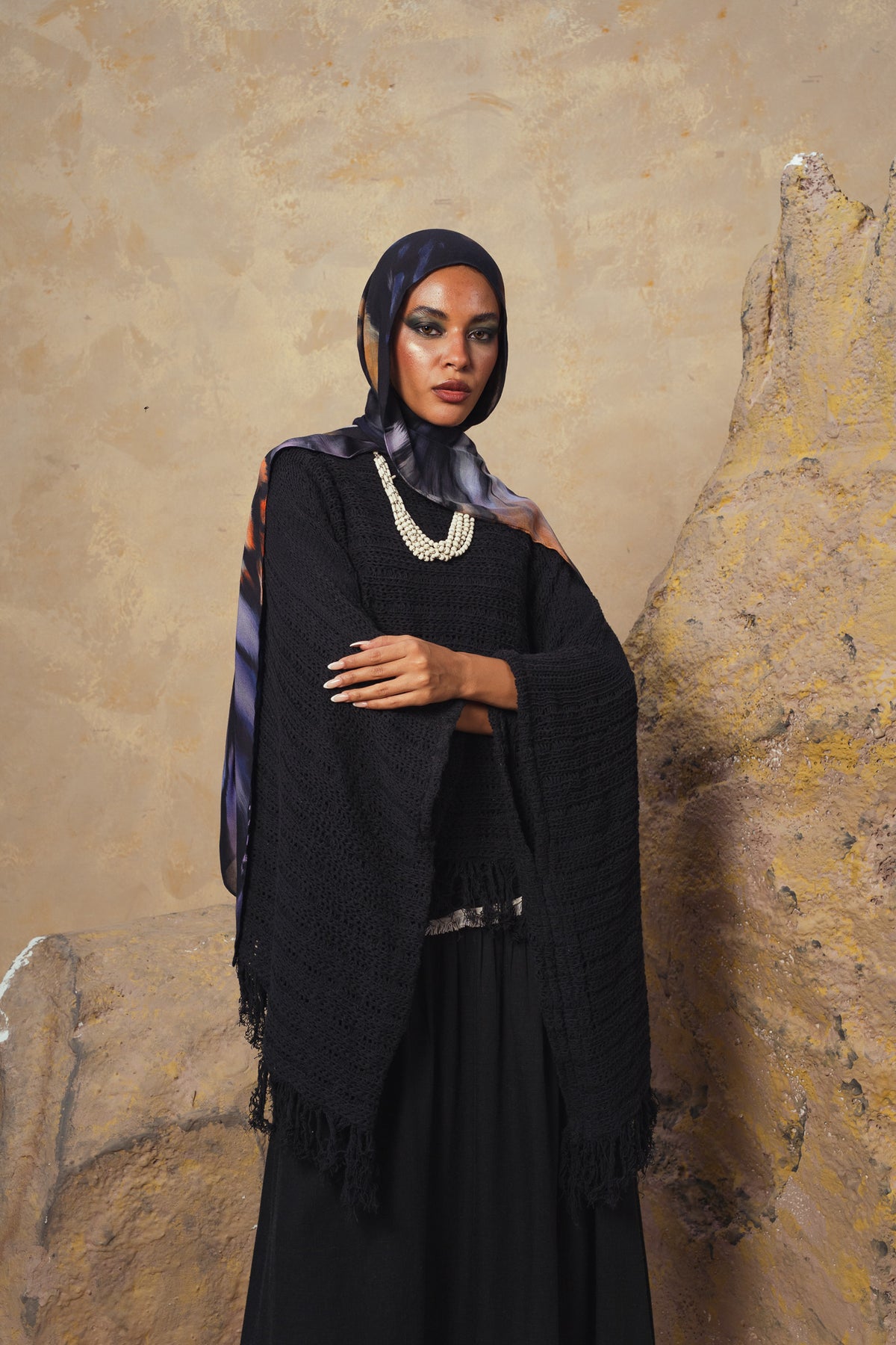 Black Verso Cape