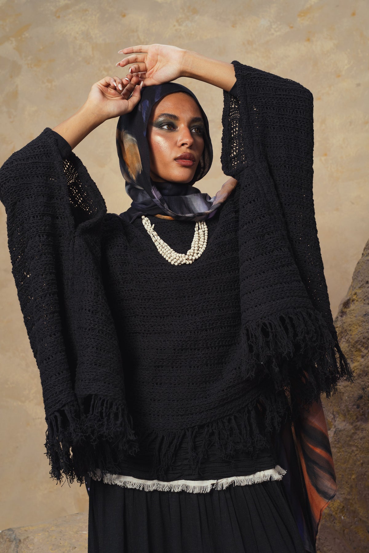 Black Verso Cape