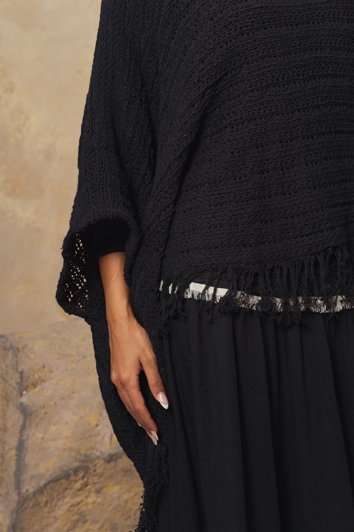 Black Verso Cape