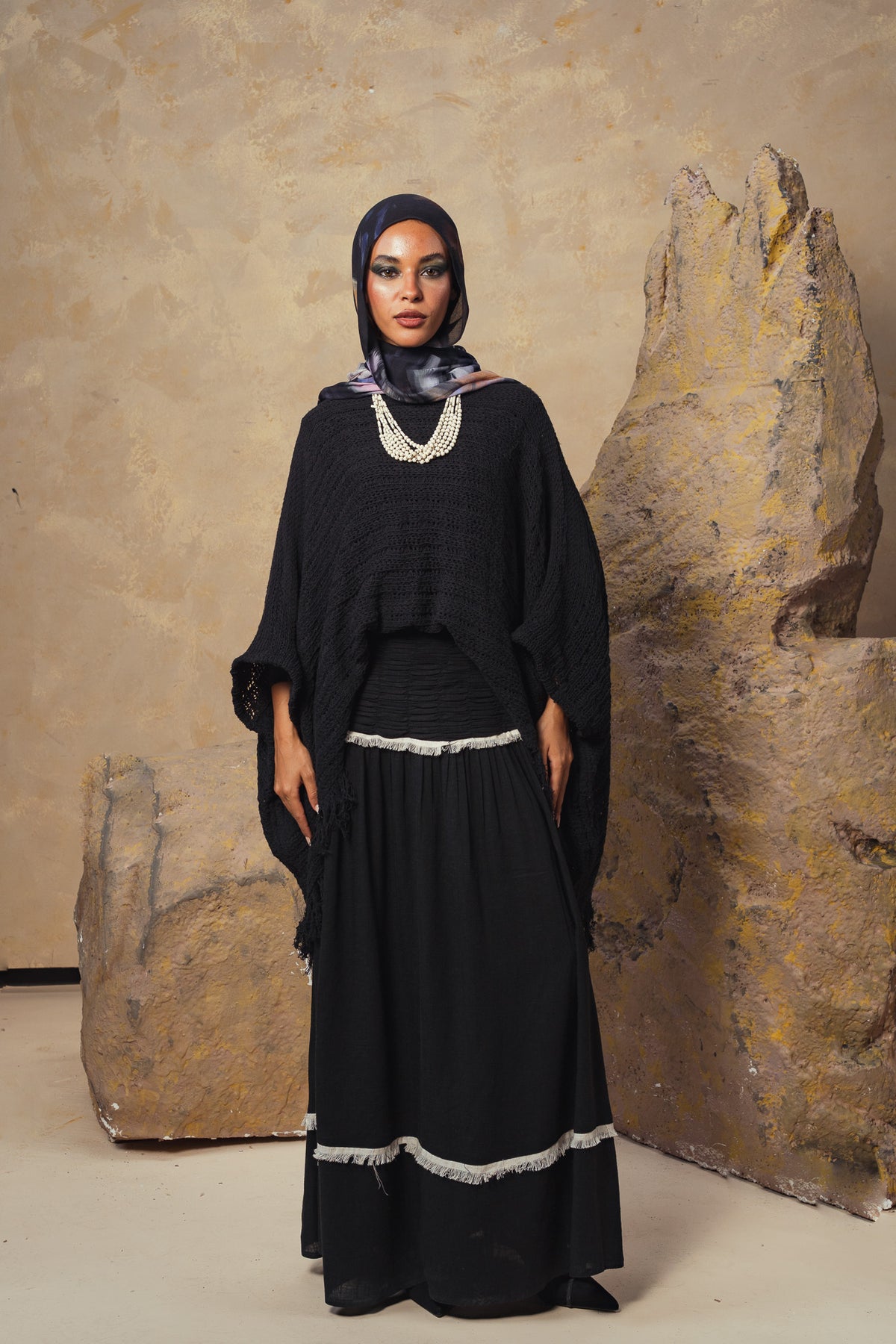 Black Verso Cape