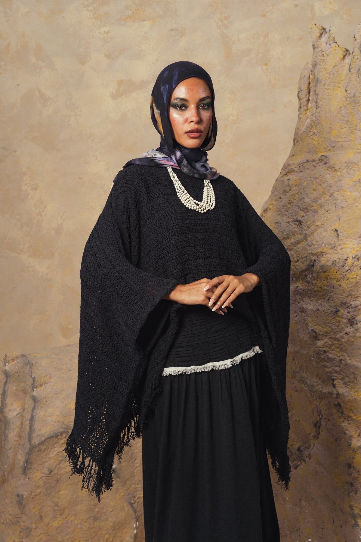 Black Verso Cape