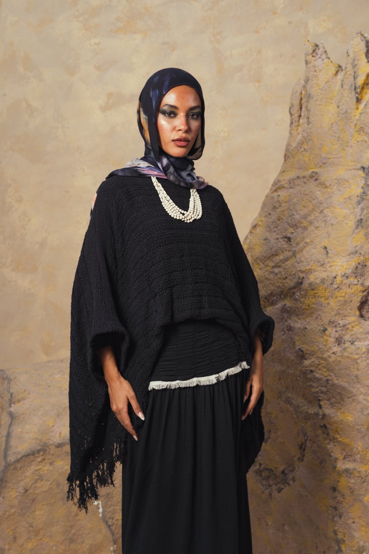 Black Verso Cape