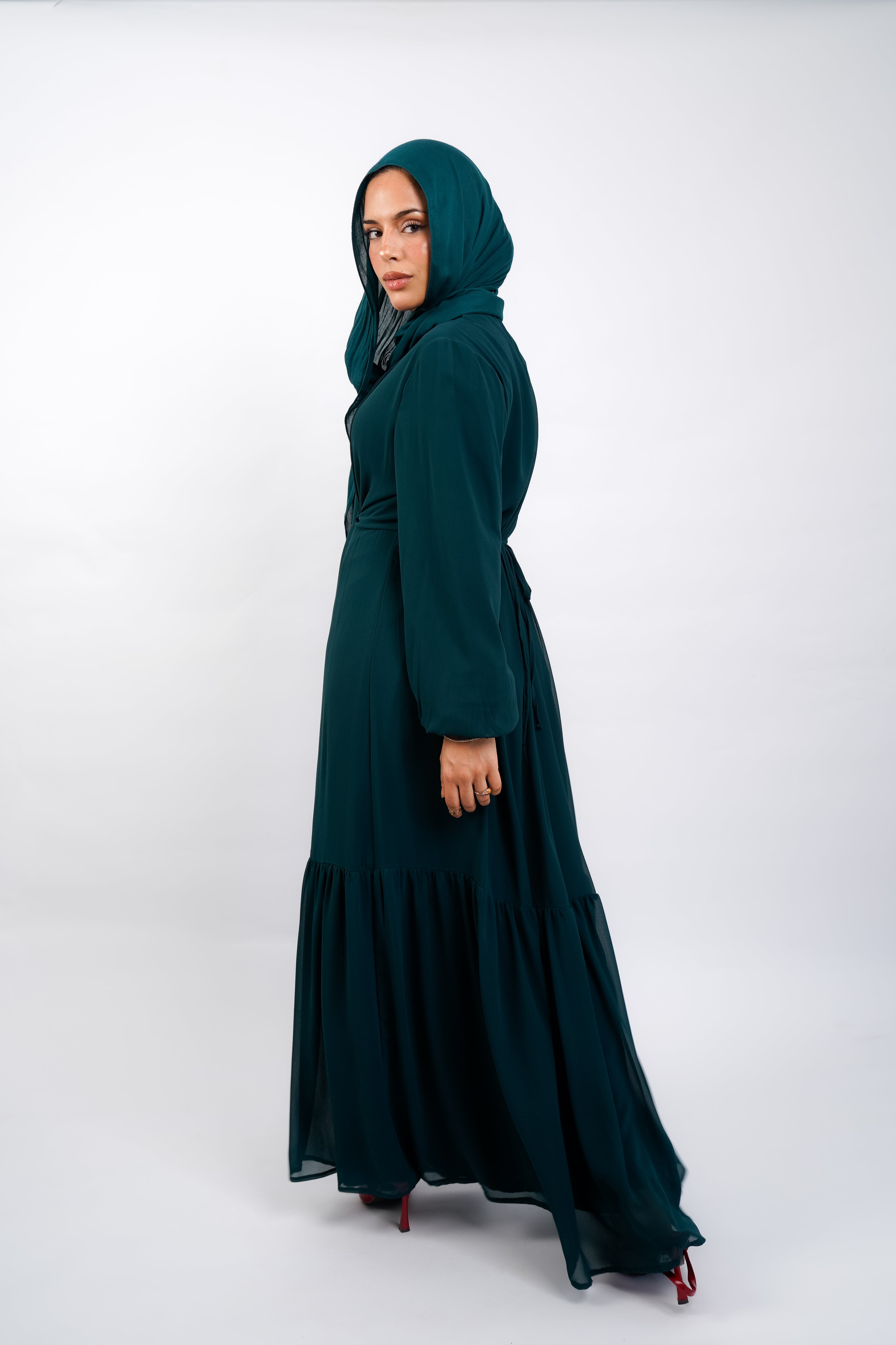 Teal Florence Dress